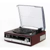 Camry Premium CR1113 giradischi a cinghia con radio, nero