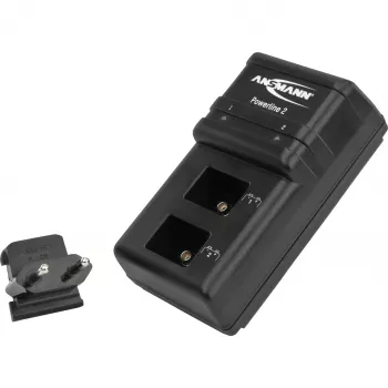 ANSMANN POWERline 2 - caricabatterie - 2x9V (5107043)