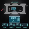 Caricabatterie QOLTEC 52493 12V 10A con funzione di riparazione per batterie AGM