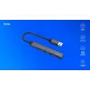 Savio AK-70 hub USB-A, 4 in 1: 3 x USB-A 2.0 + 1 x USB-A 3.1 Gen 1, 5 Gbps