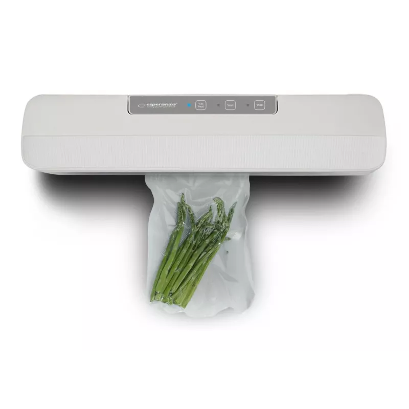 Esperanza EKV001 Steak Tartare sigillatrice sottovuoto per alimenti, 300 mm, 107 W, bianco