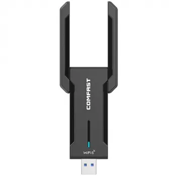 Adattatore USB WiFi Comfast CF-972AX dual band 2.4GHz/5GHz fino a 5374Mbps
