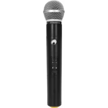 Microfono wireless Omnitronic MES-Series 830MHz sistema ricevitore/trasmettitore a microfono palmare
