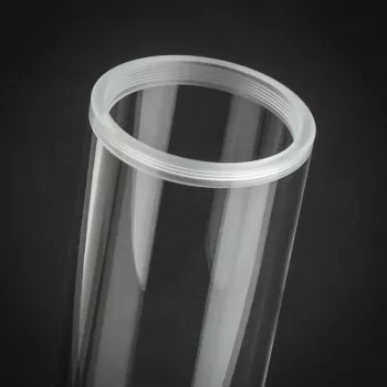 Tubo BitsPower Z-Tube 150 tubo trasparente Ø60 mm lunghezza 150 mm capacità liquido refrigerante 0,274 L