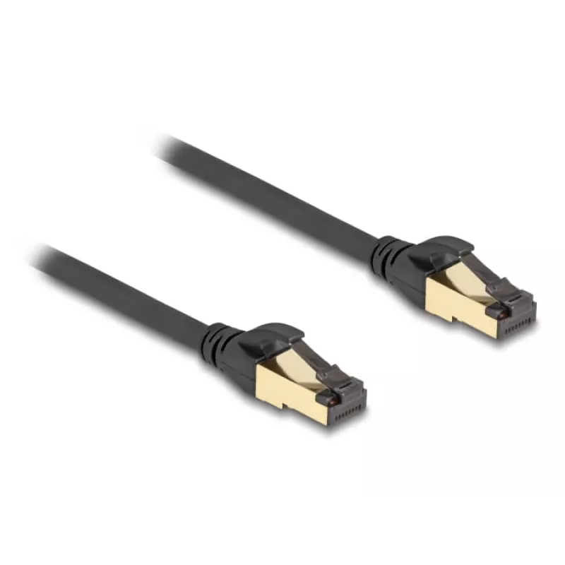 Cavo di rete DeLOCK RJ45 Cat.6A connettore a connettore S/FTP 0,3 m nero
