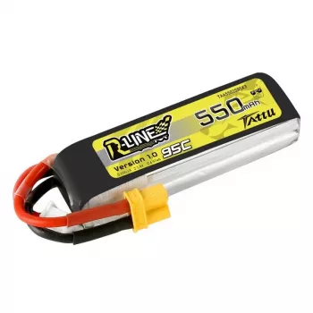 Batteria Tattu R-Line 550mAh 7,4V 95C 2S1P XT30
