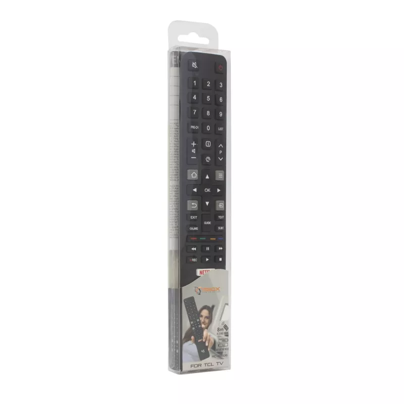 Telecomando SBOX RC-01406 per televisori TCL — telecomando di ricambio compatibile con diversi modelli TCL