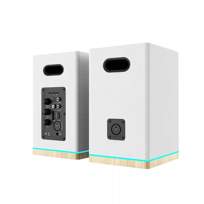 Blaupunkt BS60WH LED diffusori da scaffale, Bluetooth, HDMI ARC, bianchi