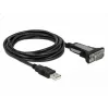 Adattatore DELOCK USB 2.0 Type-A a 1 x Seriale RS-232 DB9 3 m