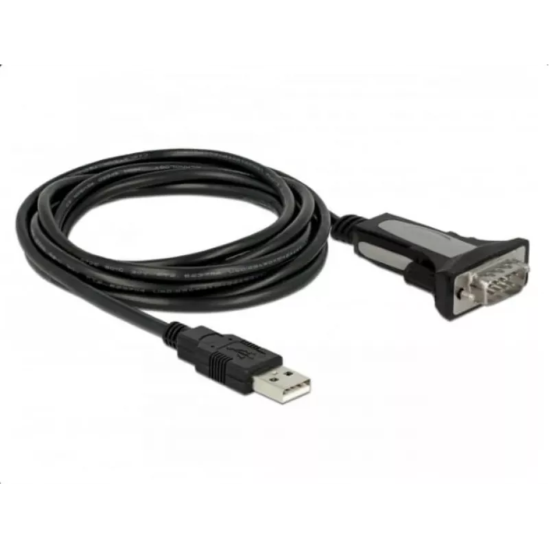 Adattatore DELOCK USB 2.0 Type-A a 1 x Seriale RS-232 DB9 3 m