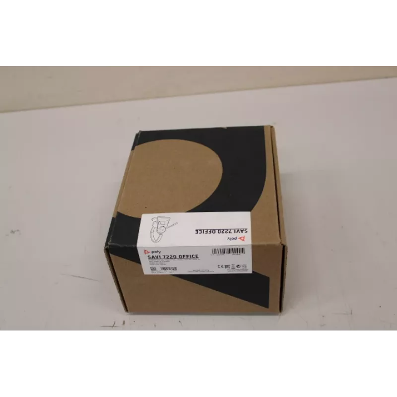 SALE OUT. Poly Savi 7220 cuffia da ufficio con microfono integrato | USATA, GRAFFIATA | wireless | nero
