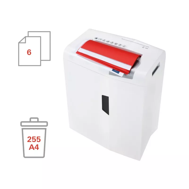 HSM shredstar X6pro distruggidocumenti, 2 x 15 mm + meccanismo di taglio CD separato