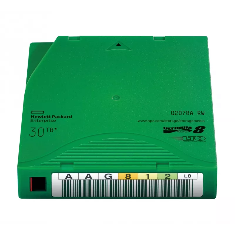 HPE LTO-8 Ultrium cartuccia dati RW 30 TB