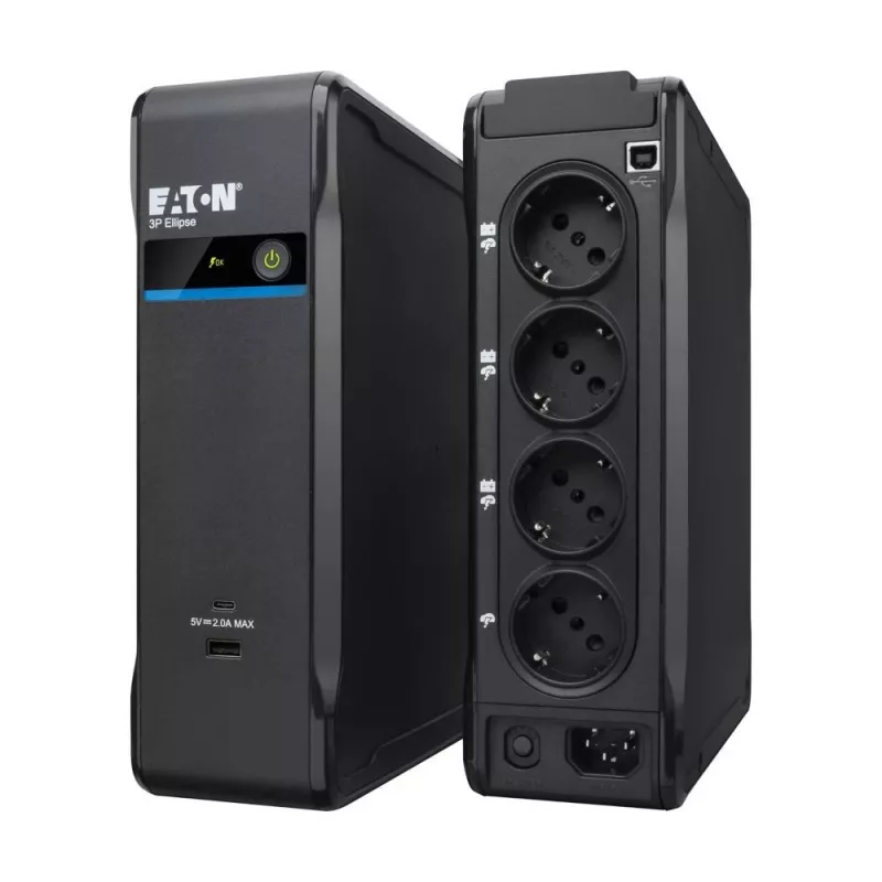 Eaton 3P Ellipse 700 USB DIN 3P700UD gruppo di continuità (UPS), 700 VA