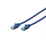 Cavo di rete Digitus CAT 5e SF/UTP cavo patch RJ45 3m blu