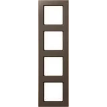 Jung placca 4 moduli moka orizzontale/verticale AC 584 MO (AC584MO)