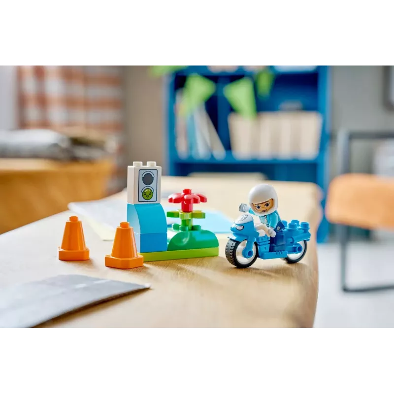 LEGO DUPLO 10471 Moto della polizia blu