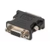 Adattatore DVI Assmann. DVI(24+5) - HD15 M/F. DVI-I Dual-Link. bl (AK-320504-000-S)