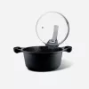 Pentola Pensofal Saxum 24 cm con coperchio in vetro — Pentola Pensofal Saxum 24cm
