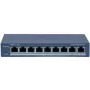 Switch di rete Hikvision DS-3E1309P-EI(B) 8 porte 100 Mbps con 110W PoE