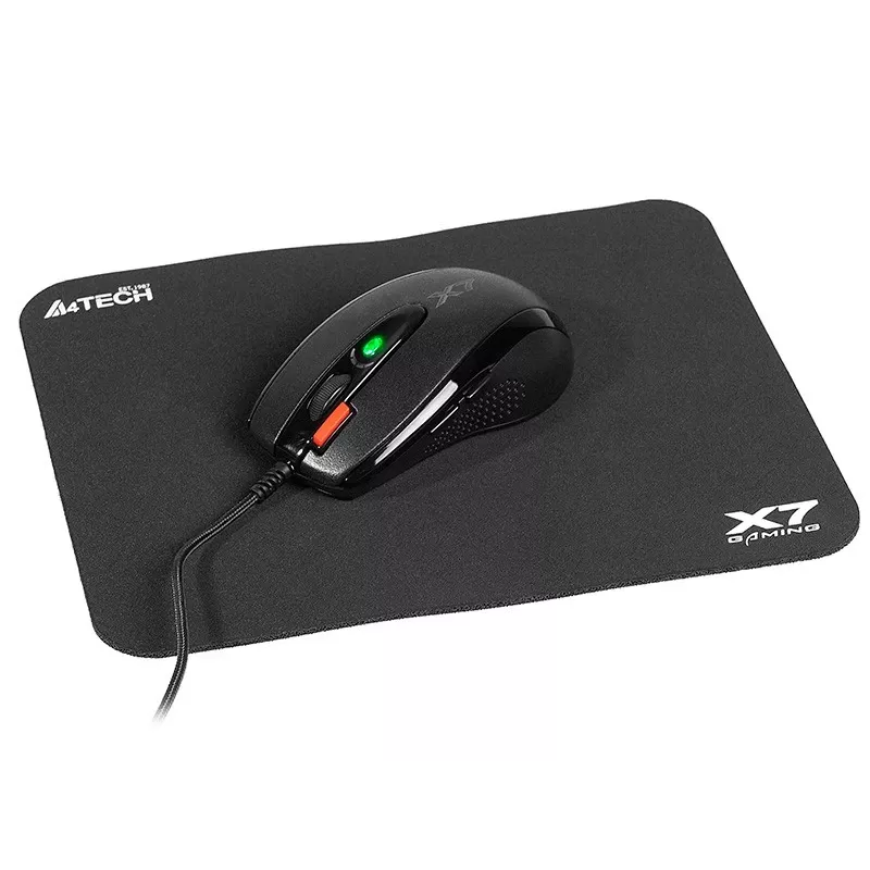 Mouse gaming A4Tech X-7120 USB Type-A ambidestro 2000 DPI, 3 ms, con filo, nero