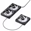 Ventola per case 120mm Jonsbo ZK-120B ARGB nero, 120mm, illuminazione ARGB