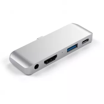 Hub Satechi Aluminum USB-C per iPad Pro argento