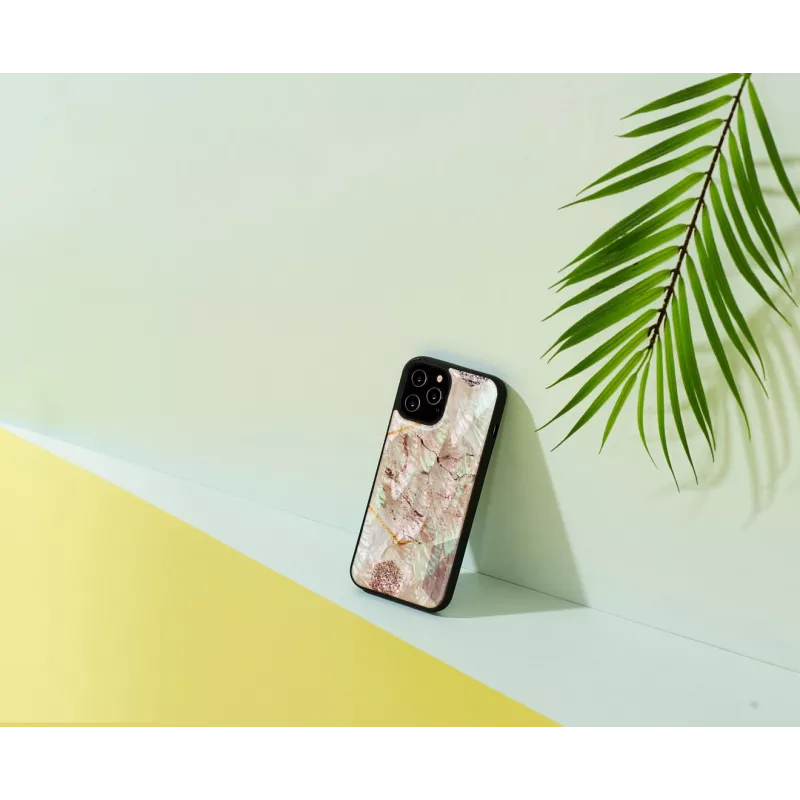 Custodia iKins per Apple iPhone 12 / 12 Pro – design marmo rosa