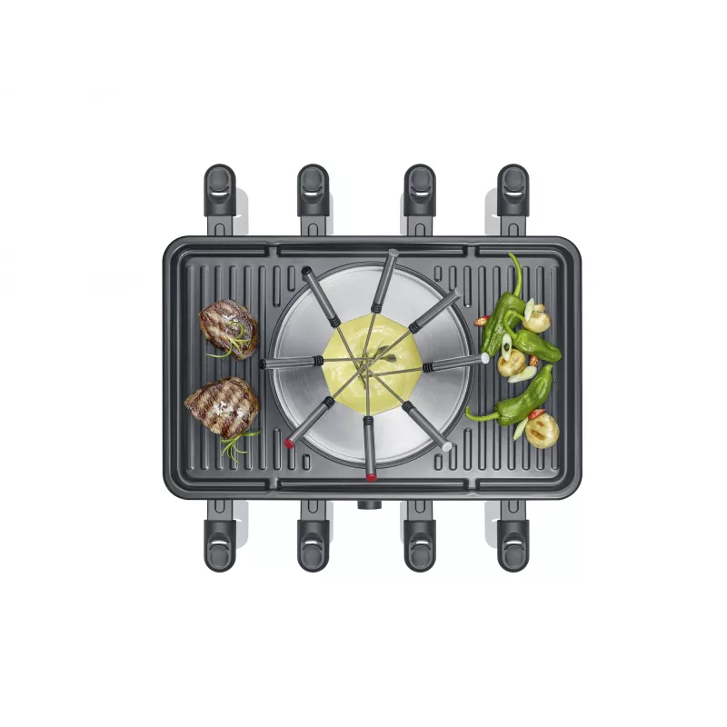 Raclette Severin RG 2347 8 persone 1400 W nero