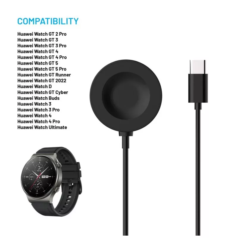 Cavo USB-C FIXED per Huawei Watch GT/GT 3 Pro/Watch 4/4 Pro/Watch 5/5 Pro