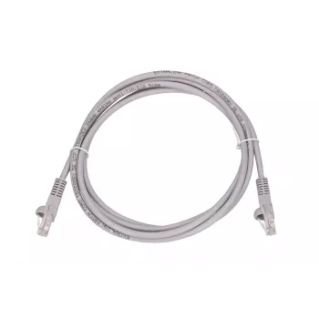 Cavo patch LAN Extralink Cat.5e UTP 2 m, RJ-45 a RJ-45, grigio