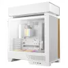 Case per PC desktop DeepCool CL6600 WH — bianco, supporta alimentatori ATX/PS2/SFX/SFX-L, 140 mm anteriore, 120/140 mm superiore/posteriore, unità 2,5 pollici e 3,5 pollici