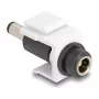 Modulo Keystone DeLOCK DC 5,5 x 2,1 mm femmina su maschio bianco