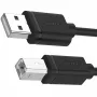 Cavo USB 2.0 Unitek Y-C420GBK, USB-A a USB-B, 3 m, nero