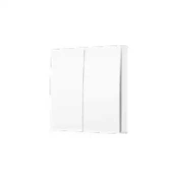 TP-Link Tapo Interruttore luce smart 2 gang 1 way, tilt, bianco, 91.5 mm, 100.5 mm, 55.5 mm, 200 g