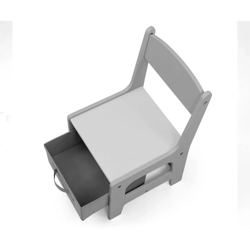 Set mobili per bambini Milly Mally Sven grigio 5489 — set compatto in grigio