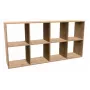 Top E Shop MALAX 2X4 ARTISAN libreria per soggiorno