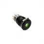 Interruttore/pulsante antieffrazione DimasTech 19mm Blackline Dot RGB PD218