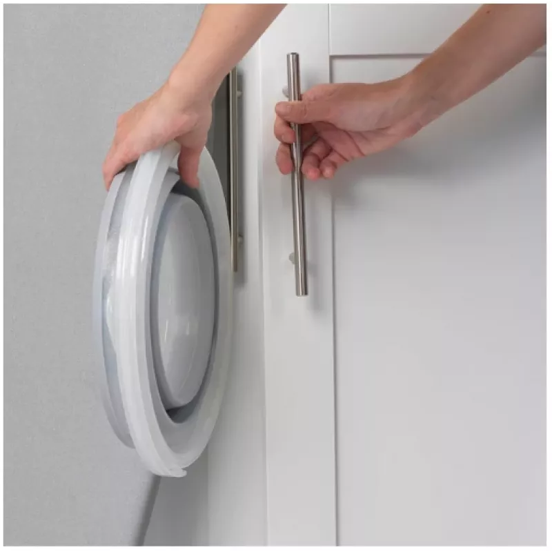 Secchio pieghevole Beldray LA084354GRYBEU7 10 L, corpo in silicone pieghevole, design glitterato