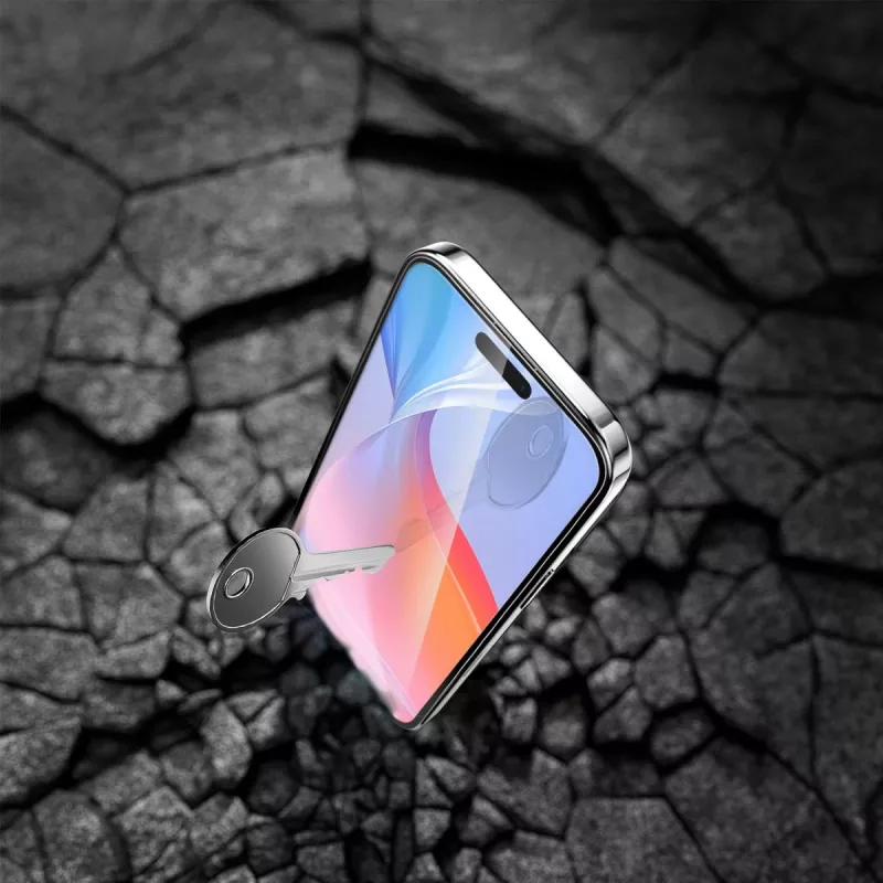 4smarts Second Glass con cornice di montaggio per Apple iPhone 16 Plus