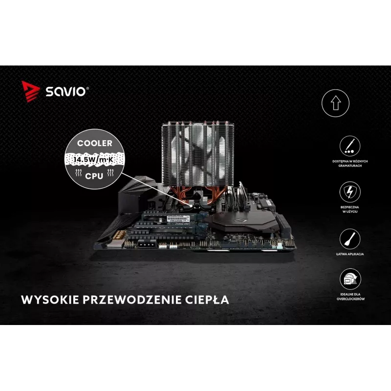 Pasta termica Savio TG-04 per dissipatori