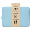Custodia per laptop Rivacase Riva Szuzuka 15,6 pollici blu pastello, custodia protettiva imbottita