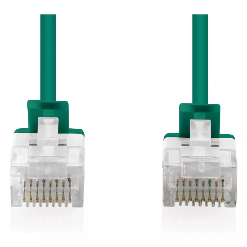 Cavo patch CAT6 U-UTP slim, DIGITUS, 5 m, verde, confezione da 10