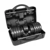 REBEL ACTIVE manubri regolabili in valigetta 30 kg con barra