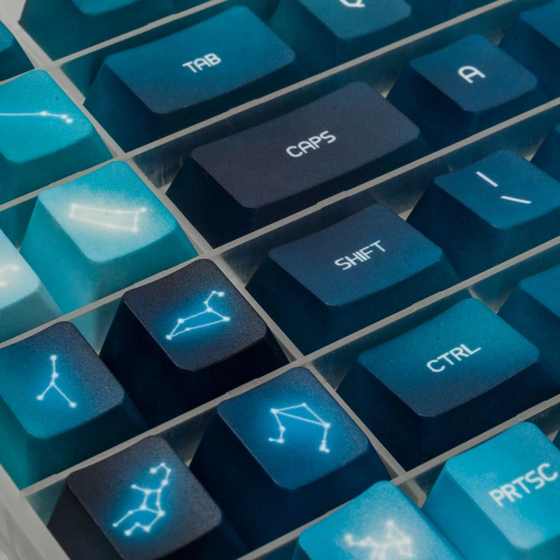 Set di keycap Traitors AURORA GAKC-270 — layout UK — keycap compatibili per tastiere meccaniche