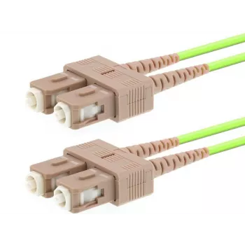 Cavo in fibra ottica LOGON AL5SCSC05I/5I OM5 5 m SC–SC 50 µm full duplex verde chiaro