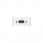 Placca da parete Vivolink WI221268 con presa DisplayPort, bianca
