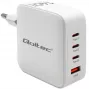 Caricabatterie QOLTEC 51828 140W GaN 3×USB‑C PD + 1×USB‑A QC 3.0 – caricabatterie rapido multiporta