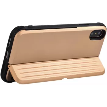 Custodia protettiva Devia H-Card Series per iPhone XS/X 5,8 pollici, oro