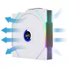 Ventola per case 120 mm Lian Li 12RTLLCD1W1W ARGB Wireless LCD bianco